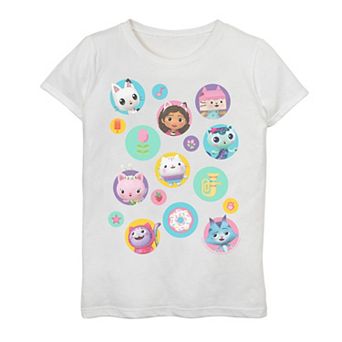 Girls 7-16 Gabby's Dollhouse Icons Graphic Tee