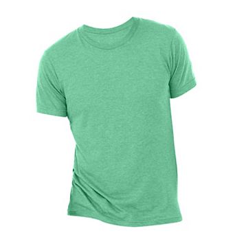 Canvas Mens Triblend Crew Neck Plain Short Sleeve T-Shirt
