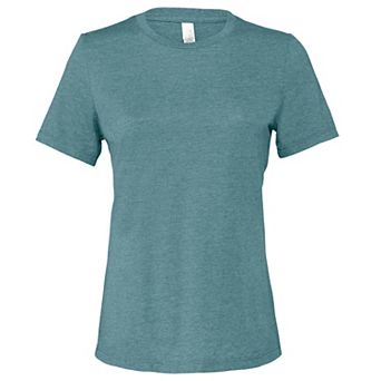 Bella + Canvas Womens/Ladies Heather Jersey Relaxed Fit T-Shirt