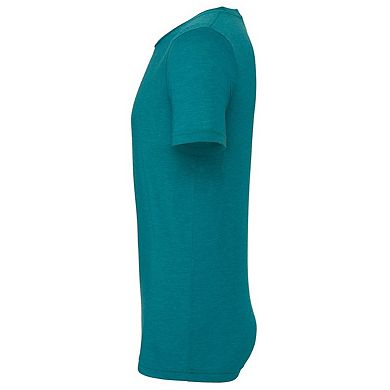 Canvas Mens Triblend Crew Neck Plain Short Sleeve T-Shirt