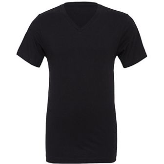 Canvas Mens Jersey Short Sleeve V-Neck T-Shirt