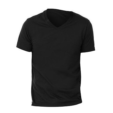 Canvas Mens Jersey Short Sleeve V-Neck T-Shirt