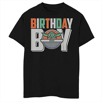 Boys 8-20 The Mandalorian Birthday Boy Grogu In Capsule Graphic Tee