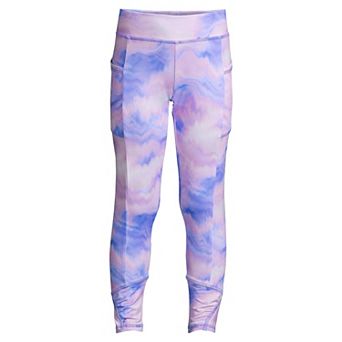 Girls 8-20 Plus Size Lands' End Gathered Hem Active Leggings