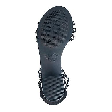 Rag & Co Candace Women's Suede Dress Sandals