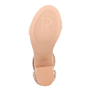 Rag & Co Carla Women's Leather Dress Sandals