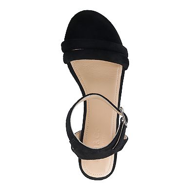 Rag & Co Amelia Women's Suede Dress Sandals