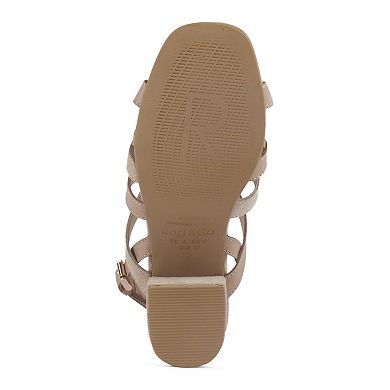 Rag & Co Mon-Lapin Women's Suede Dress Sandals