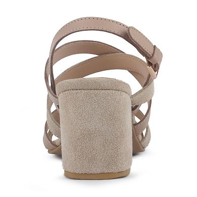 Rag & Co Mon-Lapin Women's Suede Dress Sandals