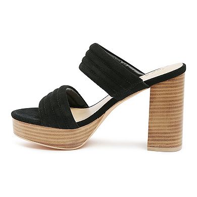 Rag & Co Mille Feux Women's Suede Dress Sandals