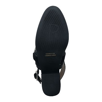 Rag & Co Rosalie Women's Suede Block Heeled Sandals