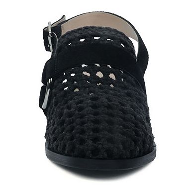 Rag & Co Rosalie Women's Suede Block Heeled Sandals