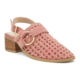 Rag & Co Rosalie Women's Suede Block Heeled Sandals