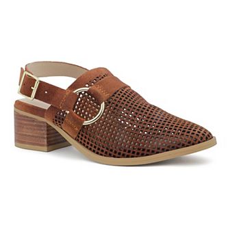 Rag & Co Rosalie Women's Suede Block Heeled Sandals