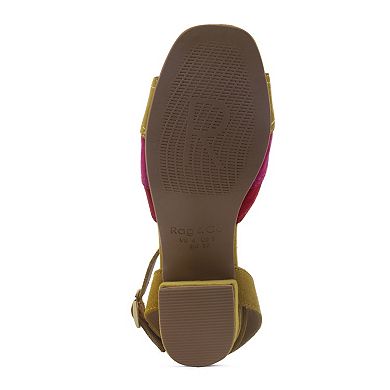Rag & Co Mon Beau Women's Suede Dress Sandals