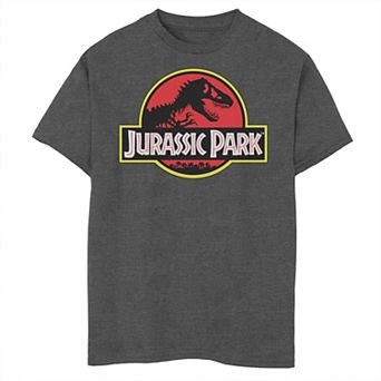 Boys 8-20 Jurassic Park T-Rex Classic Logo Jurassic Park Graphic Tee