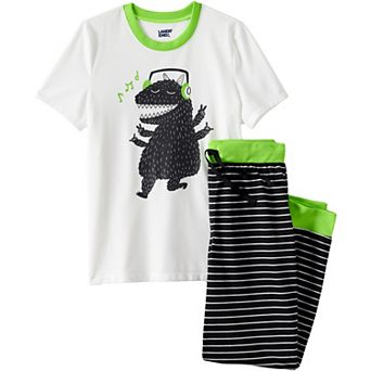 Kids 2-20 Lands' End Graphic Tee & Jogger Bottoms Pajama Set
