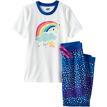 Kids 2-20 Lands' End Graphic Tee & Jogger Bottoms Pajama Set