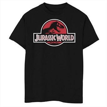 Boys 8-20 Jurassic World Black & Red Logo Graphic Tee