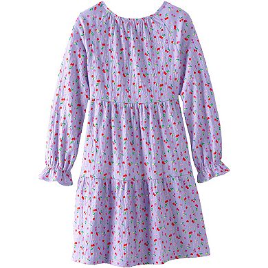 Girls 2-20 Lands' End Velvet Dress