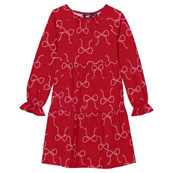 Girls 2-20 Lands' End Velvet Dress
