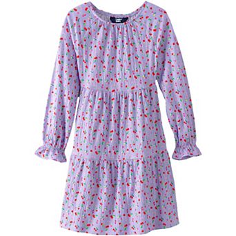 Girls 2-20 Lands' End Velvet Dress