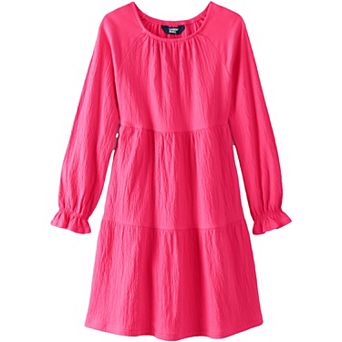 Girls 2-20 Lands' End Velvet Dress