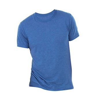 Canvas Mens Triblend Crew Neck Plain Short Sleeve T-Shirt