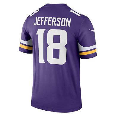 Men's Nike Justin Jefferson Purple Minnesota Vikings Legend Jersey
