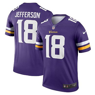 Men's Nike Justin Jefferson Purple Minnesota Vikings Legend Jersey