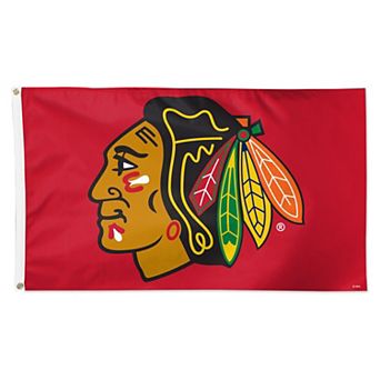 WinCraft Chicago Blackhawks 3' x 5' Primary Logo Single-Sided Flag