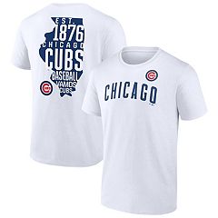 Lids Chicago Cubs Fanatics Branded Backdoor Slider Raglan 3/4-Sleeve  T-Shirt - White/Royal