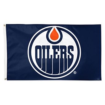 WinCraft Edmonton Oilers 3' x 5' Primary Logo Single-Sided Flag