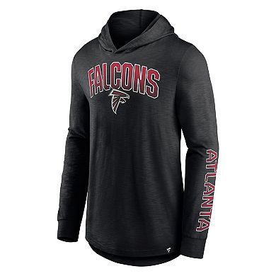 Men's Fanatics Branded Black Atlanta Falcons Front Runner Pullover Hoodie