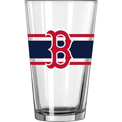 Boston Red Sox 16oz. Stripe Pint Glass