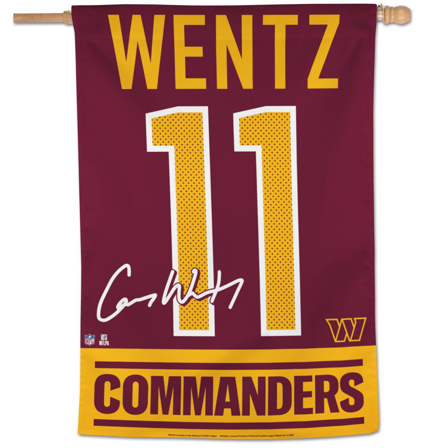 Officially Licensed NFL Washington Commanders Distressed State w/ Logo