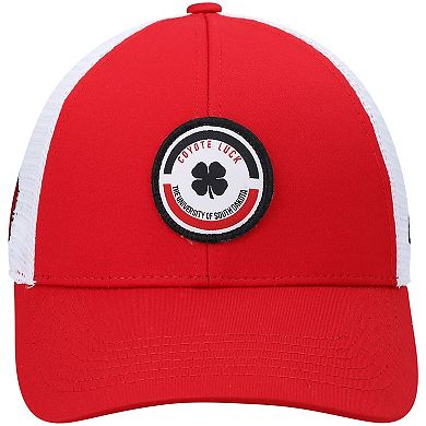 Men's Red South Dakota Coyotes Motto Trucker Snapback Hat