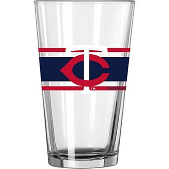 Minnesota Twins 16oz. Stripe Pint Glass