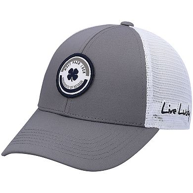 Men's Gray Nevada Wolf Pack Motto Trucker Snapback Hat