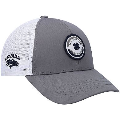 Men's Gray Nevada Wolf Pack Motto Trucker Snapback Hat