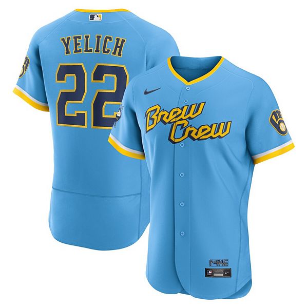 Christian Yelich Milwaukee Brewers Nike Preschool 2022 City Connect Name &  Number T-Shirt - Powder Blue