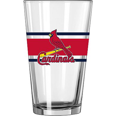 St. Louis Cardinals 16oz. Stripe Pint Glass