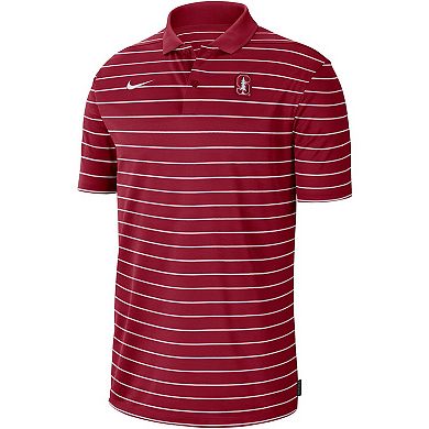 Men's Nike Cardinal Stanford Cardinal Icon Victory Coaches 2023 Early Season Performance Polo
