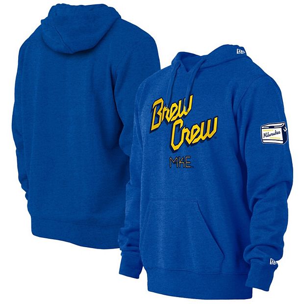 Men's New Era Royal Milwaukee Brewers 2022 City Connect Pullover