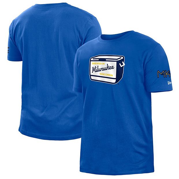 Men's New Era Royal Milwaukee Brewers 2022 City Connect T-Shirt
