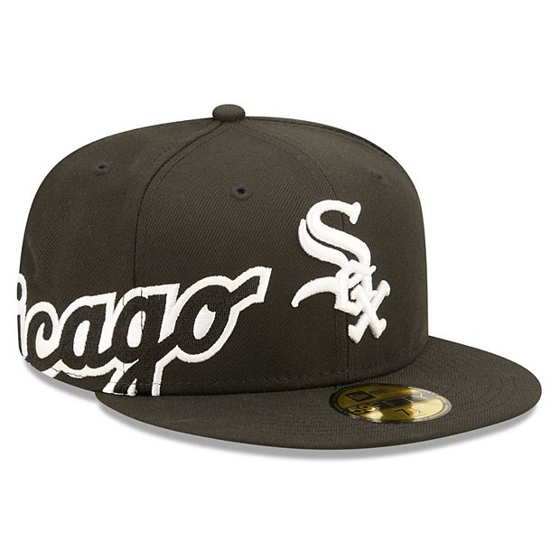 New Era Chicago White Sox Side Split Patch Black 59FIFTY Fitted Hat