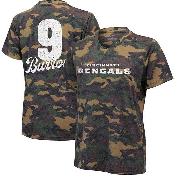 Joe Burrow Cincinnati Bengals 9 Limited Player Jersey Camo - Allprintify