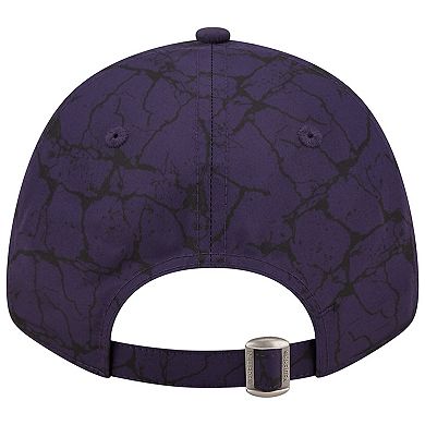 Men's New Era Navy Tottenham Hotspur Marble 9FORTY Adjustable Hat