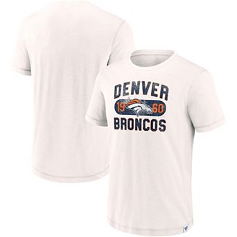 Men's Fanatics Branded White Denver Broncos Act Fast T-Shirt