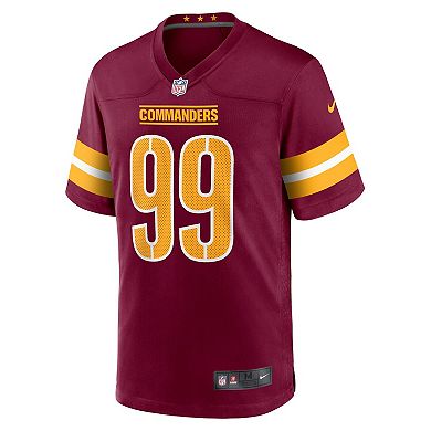 Men's Nike Chase Young Burgundy Washington Commanders Game Jersey